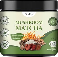 Mushroom Matcha with Triple-Extracted Functional Mushrooms