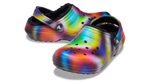 Crocs, those brightly colored,