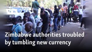 Zimbabwe authorities troubled by tumbling new currency