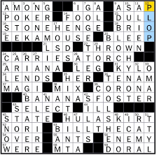 Rock cover NYT Crossword Clue