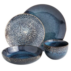 Gibson Elite Matisse 16-Piece Double Bowl Dinnerware Set: A Perfect Blend of Style and Functionality